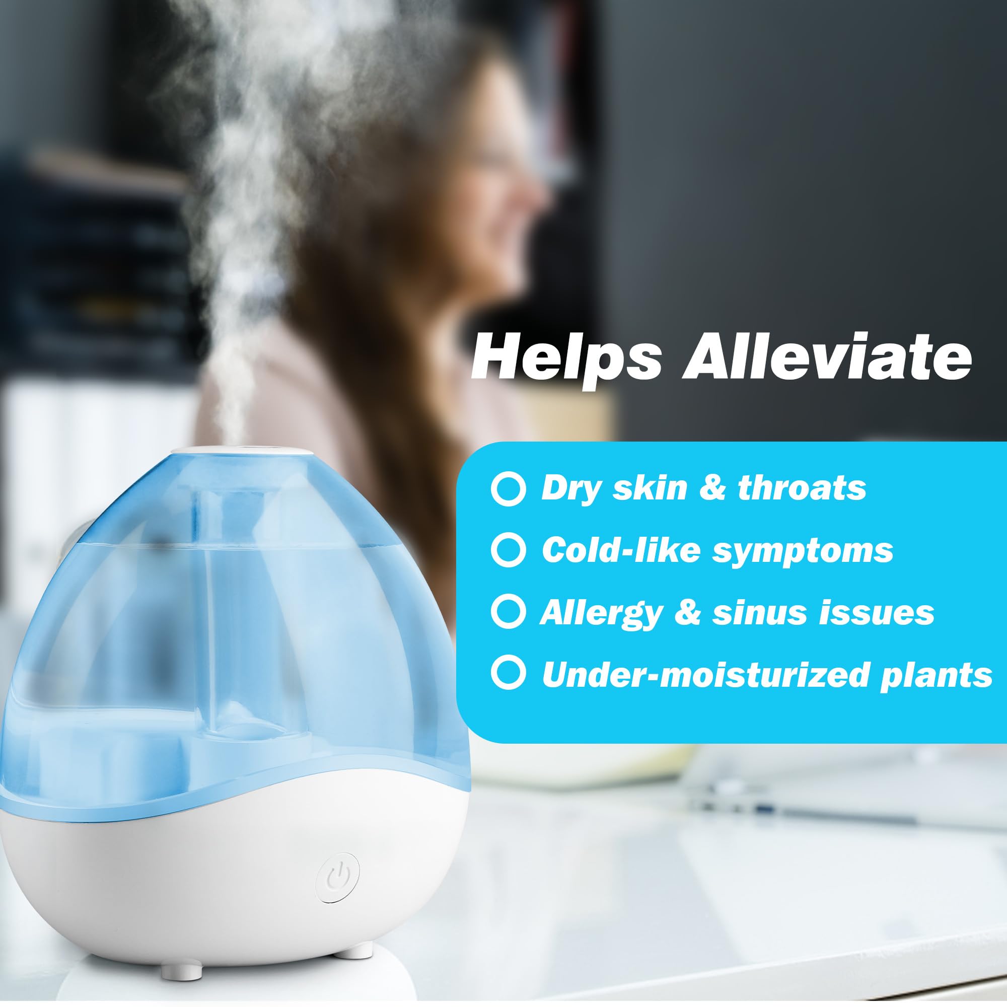 Amazon.com: Ultrasonic Mist Humidifier,Top Fill Cool Mist