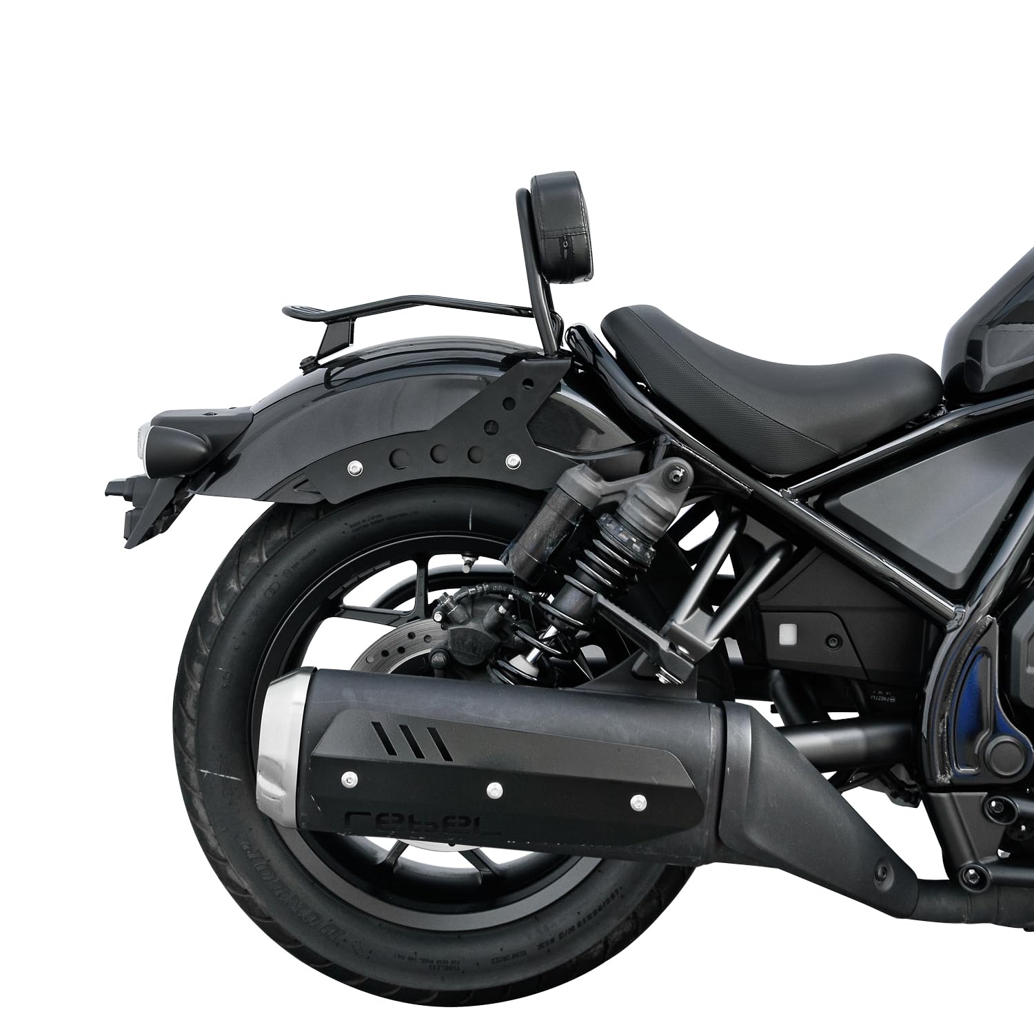 Motocykl tylny błotnik bagażowy płyta półka ładunkowa kompatybilna z tylnym siedzeniem solo półka podpierająca bagaż z H-onda Rebel CMX1100 CM1100 CMX 1100 cm 1100 2021 stalowy nośnik ładunkowy