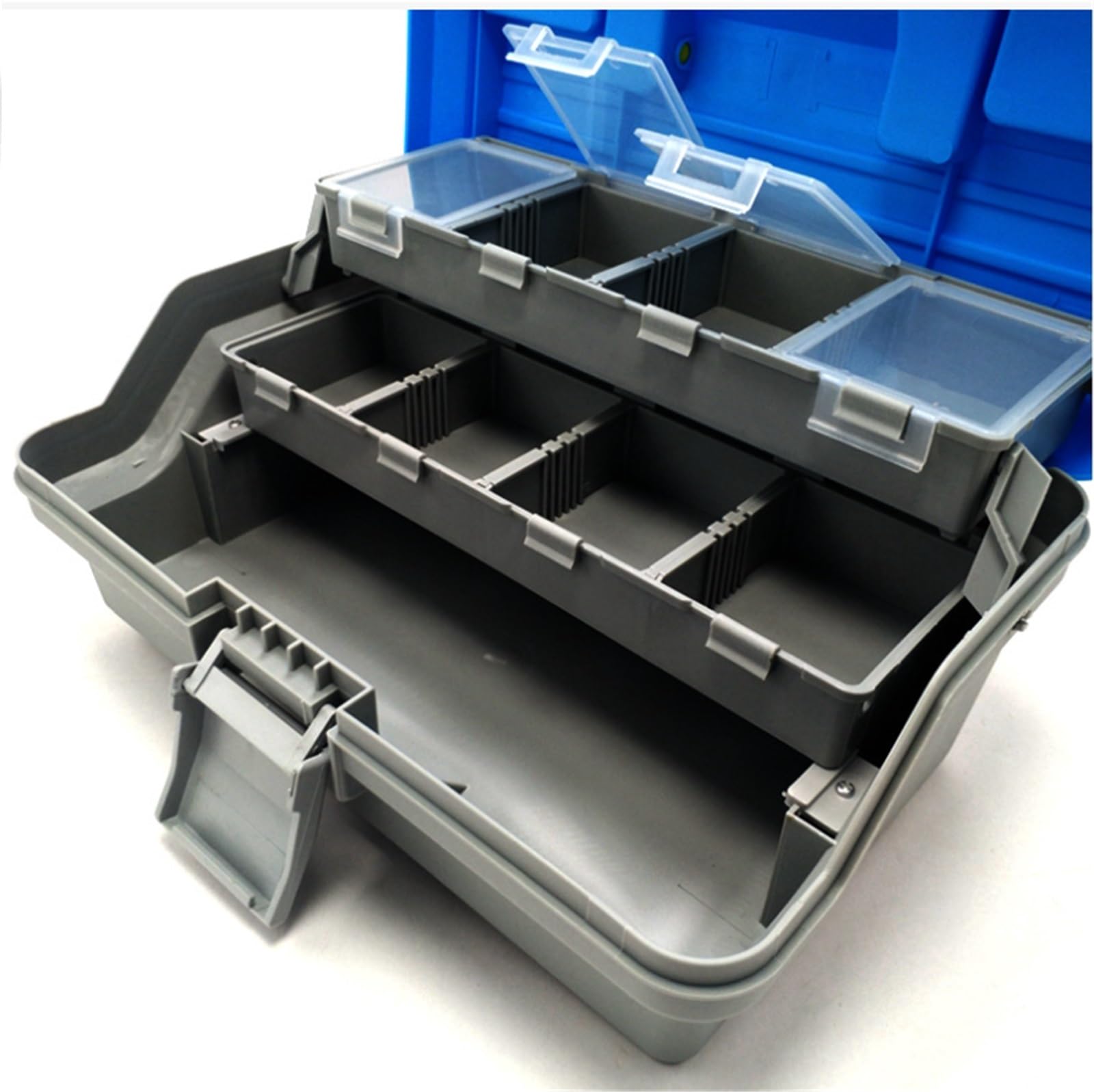 Scatola per Attrezzatura da Pesca, Cassetta degli Attrezzi Portatile Pieghevole da Pesca Multistrato for, Accessori, Scatola di Immagazzinaggio Mare all'aperto