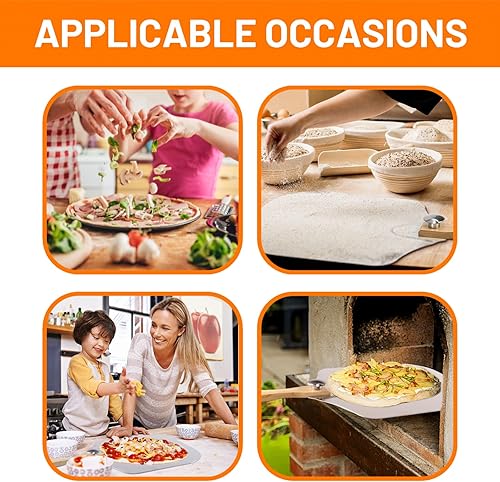 Miniatura 3 de Domina el arte de la fabricación de pizza con nuestro juego completo de horno de pizza y accesorios, incluye cáscara de pizza de 12 x 14 pulgadas y