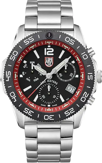 Luminox Herren Analog Quarz Uhr mit Edelstahl Armband XS.3155.M