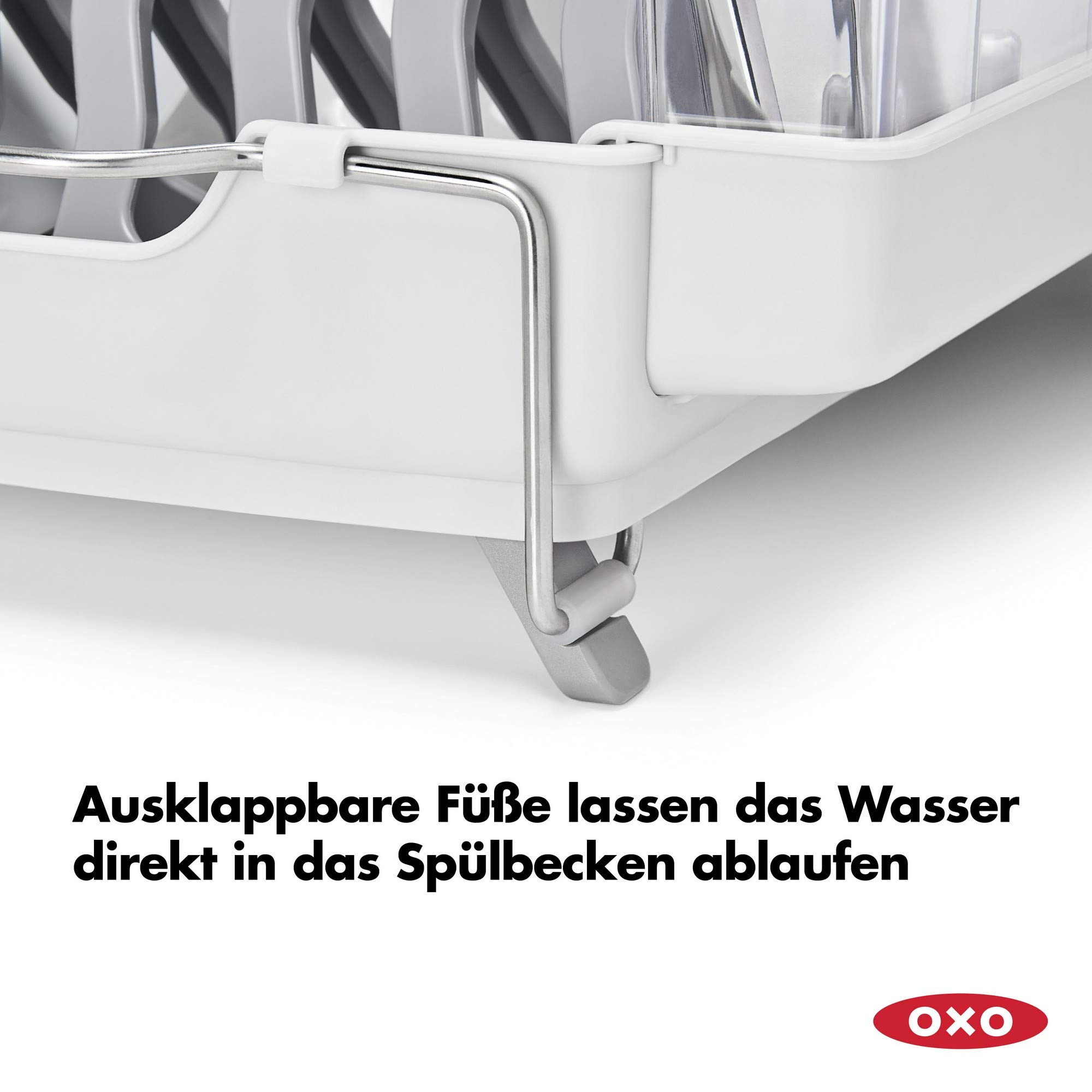 OXO - Good Grips Abtropfhalter & -ständer 1473480, Grau, 39x48 cm