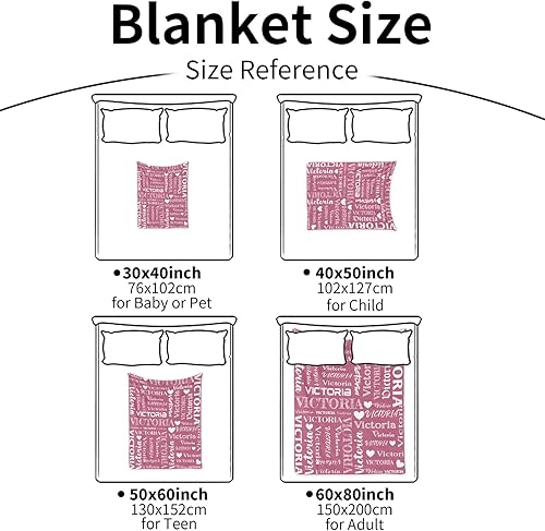 Miniatura 9 de Manta de bebé con nombre personalizado, regalos personalizados para bebés, niños, niñas y niños, mantas de franela suaves y esponjosas, cálidas y