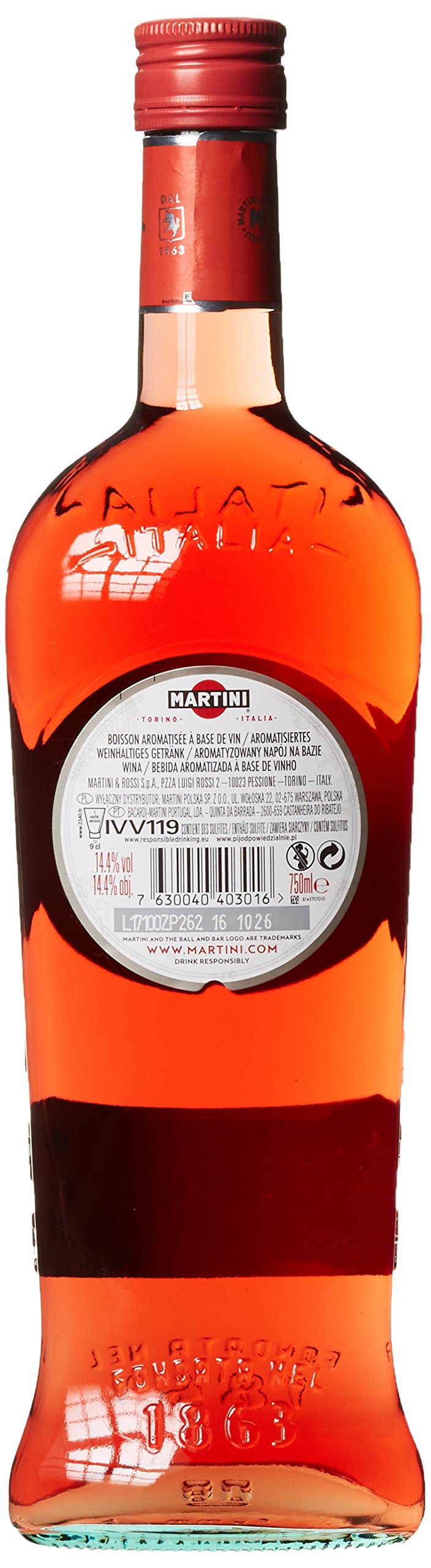 Martini Rosato Wermut (3 x 0.75 l)