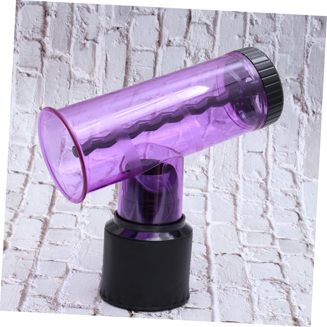 Outanaya Curly Hair Roller Hair Dryer Nozzle Portable Diffuser for Home and Salon Use Airflow for Waves and Curls High-temperature Resistant Material Random