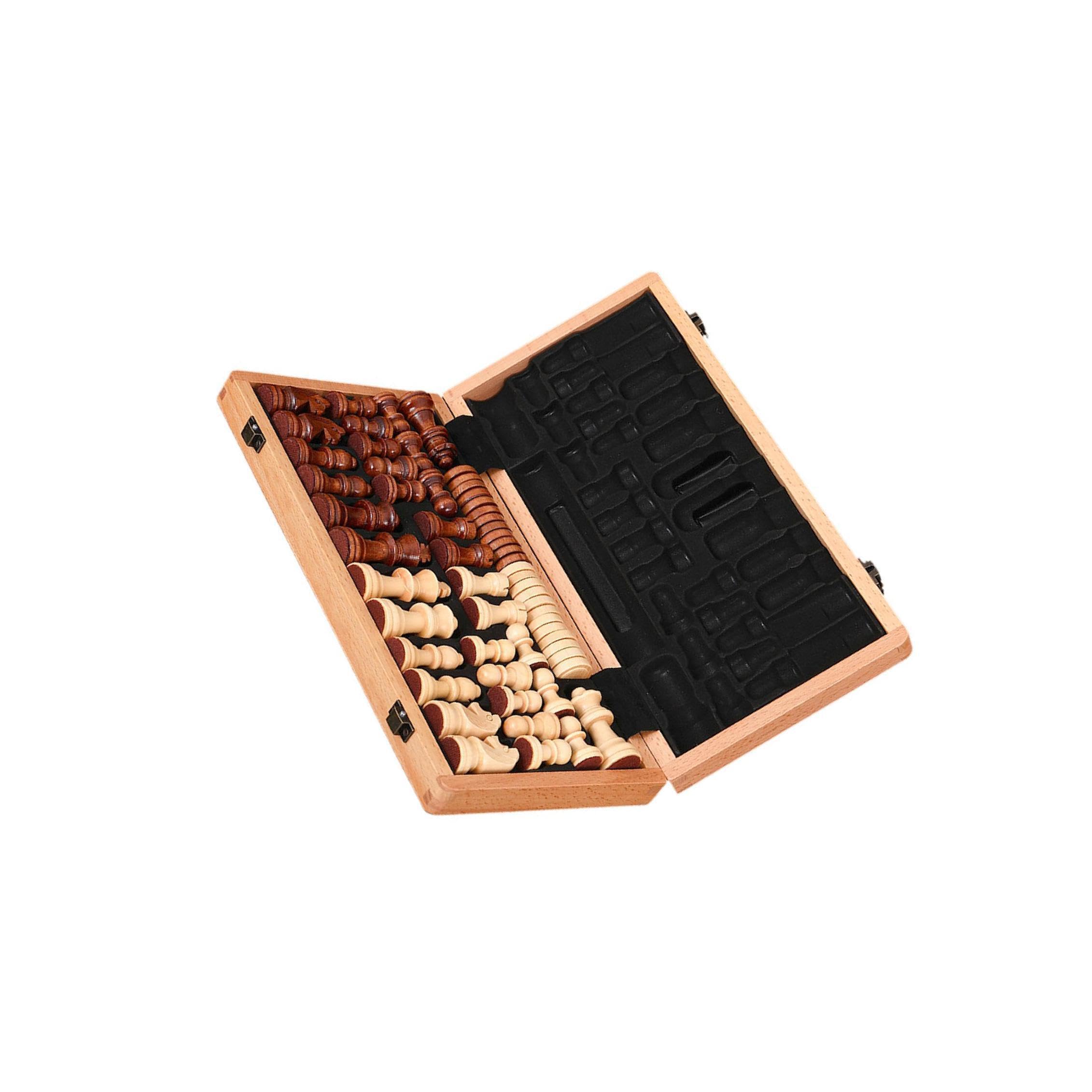 Elegante set di scacchi e dama portatile che semplifica il | gioco migliorando allo stesso tempo le capacità di pensiero. Set di scacchi per principianti con custodia da viaggio per