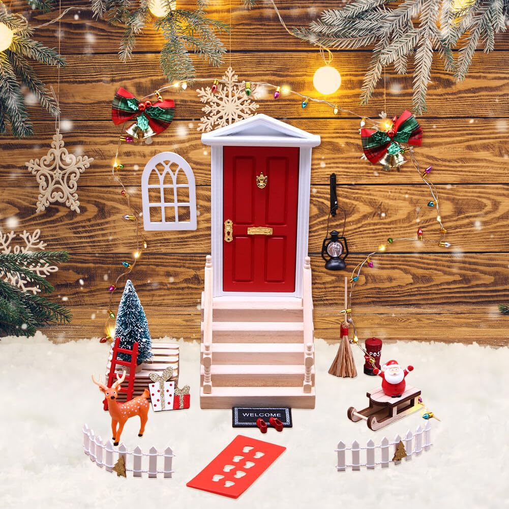 Accessori Elfo Sulla Mensola - Pianoforte A Coda E Sgabello In Miniatura, Per Decorazione Natalizia E Case Bambole