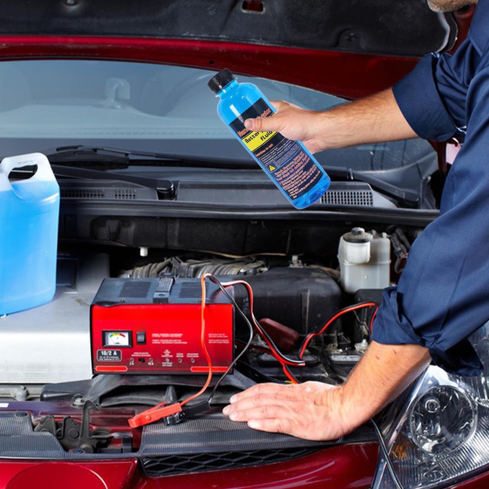 Reactivador de batería avanzado, restaurador de celdas de energía automotriz, aditivo con renovación, solución de electrolitos de fórmula, motor con precisión, mantenimiento de vehículos para mecánico — view 4