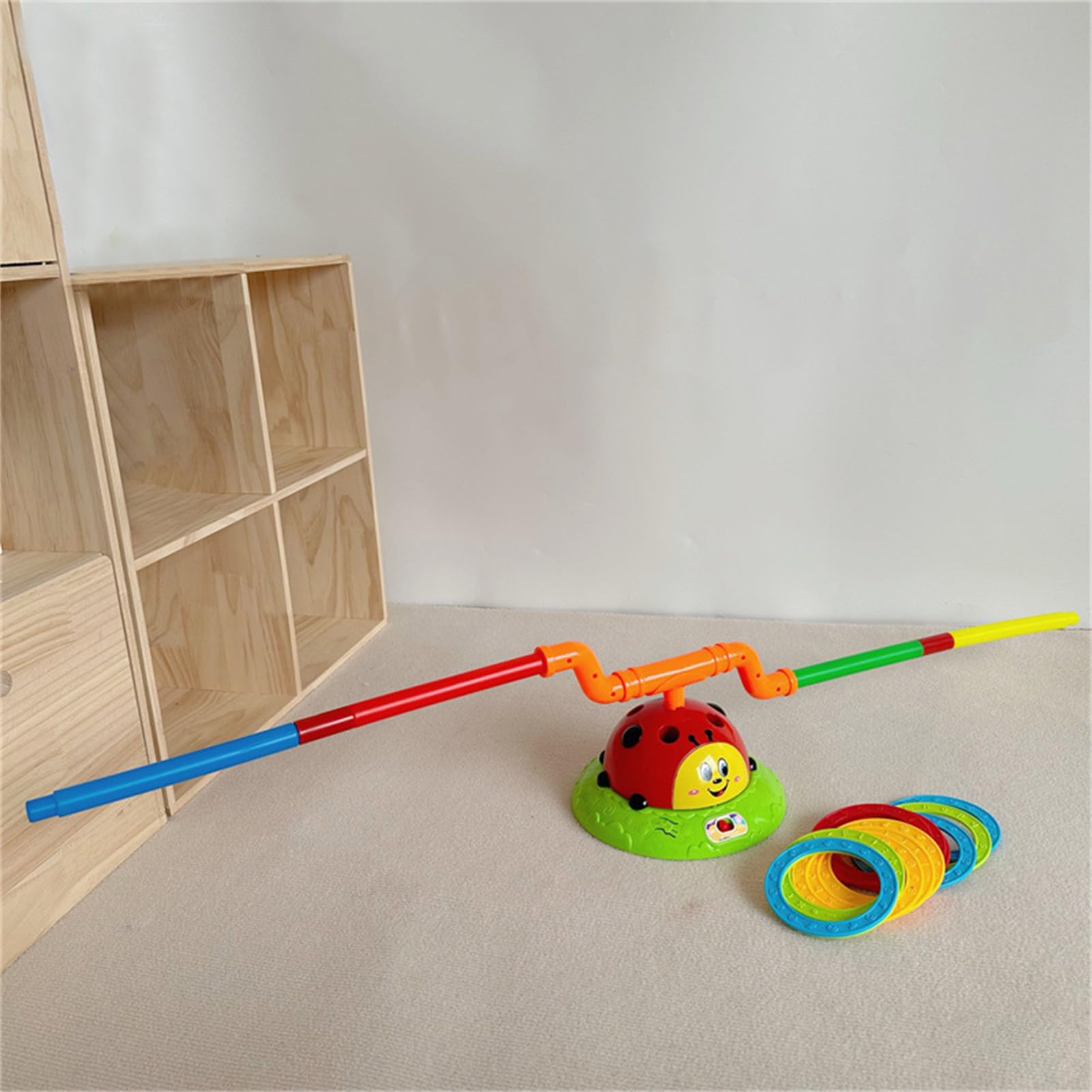 Générique Wurfspiel für Musik-Springen und Werfen, 2-in-1-Spielzeug | Spielzeug zum im Innen- und Außenbereich, Partyspiele für Mädchen und von 5 bis 7 Jahren