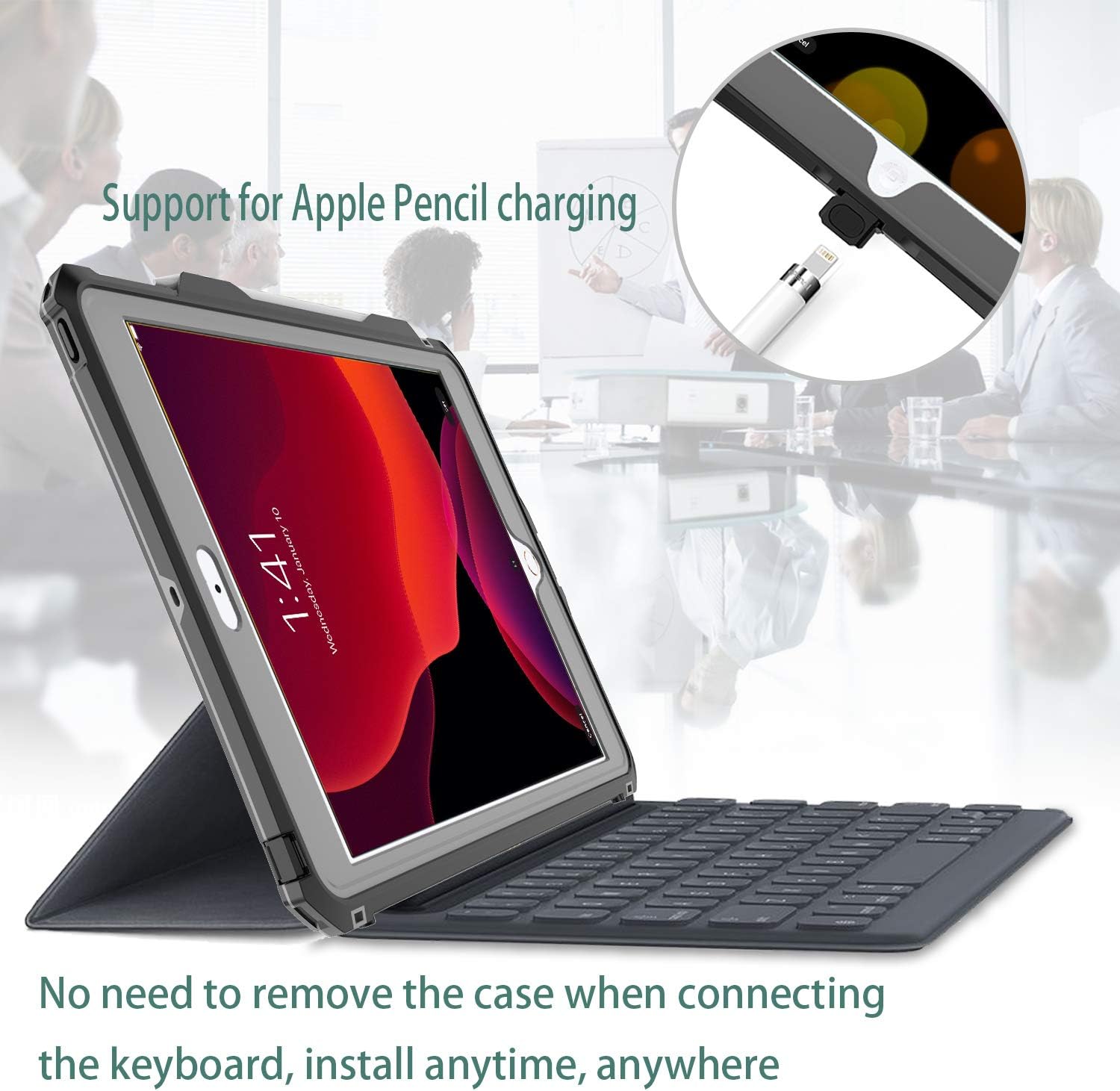 Exclusive iPad 10.2 Case, iPad 9th Generation Waterproof Case iPad 8th / iPad 7th Case Full Body Protection 9th Cover with Pencil Holder Strap Stand Anti-Scratch Shockproof Cases for iPad 10.2 inch 2021 (Black) Promo Discount Up To 70% Off iPad 10.2 Case, iPad 9th Generation Waterproof Case iPad 8th / iPad 7th Case Full Body Protection 9th Cover with Pencil Holder Strap Stand Anti-Scratch Shockproof Cases for iPad 10.2 inch 2021 (Black)