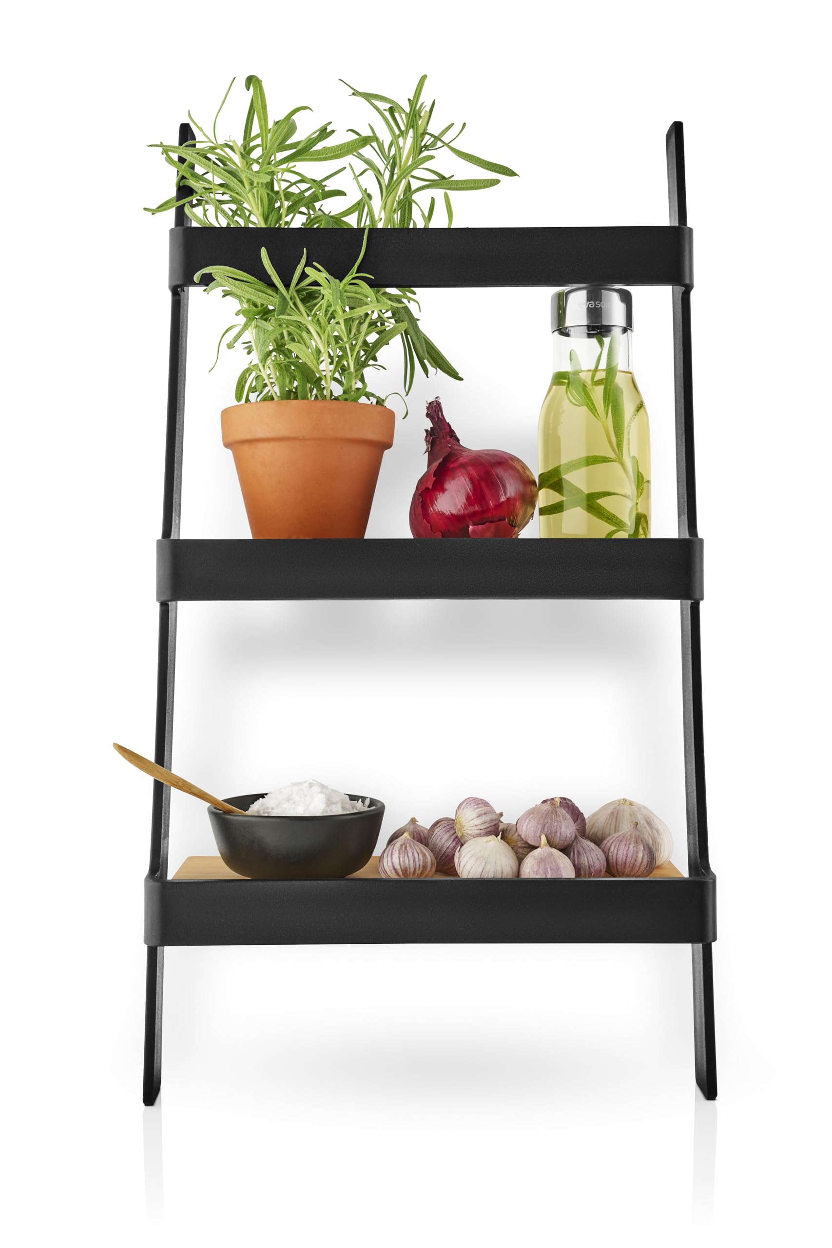 EVA SOLO | Mini scaffale da cucina nordico | Sposta il mini scaffale versatile e pratico dal bagno alla cucina | Design e funzionalità danesi | Nero
