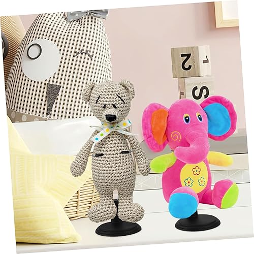 Miniatura 3 de STOBOK Soporte para muñecas, 4 piezas de 5.9 in, soporte de almacenamiento de muñecas, soporte de exhibición portátil para muñecas, accesorios para