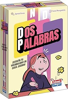 Comprar Dos Palabras | Juego de Mesa Familiar y de Amigos para Formar Palabras, Velocidad y Estrategia | Incluye Cartas, Bloc y Lápices | para niños a Partir de 9 años | Falomir Juegos