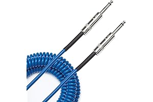 D'Addario Accessories Custom Series Fender Coiled Cable