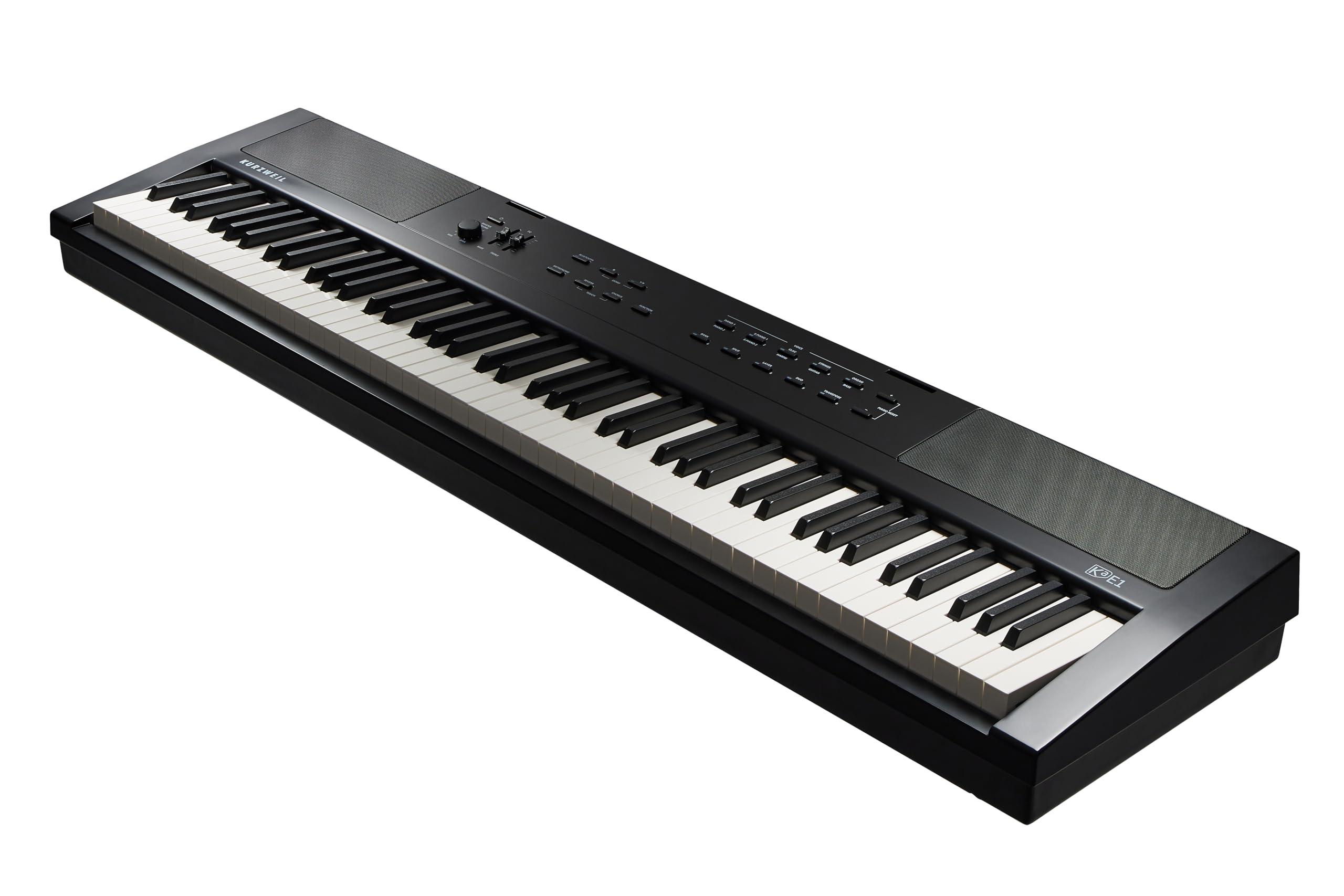 Kurzweil KaE1, pianoforte digitale, meccanismo a martello a 88 tasti, polifonia a 128 voci, nero