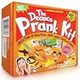 DEANCO Prank kit - 40 + Piece Set - Gags & Practical Joke Toys - Prank Stuff for April Fools - Ultimate Practical Jokes - Toys for Boys 8-10