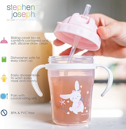 Miniatura 8 de Stephen Joseph Vasos con paja, tiburón, talla única