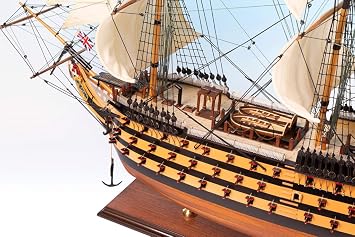 HMS Victory Model Ship Painted 37.4