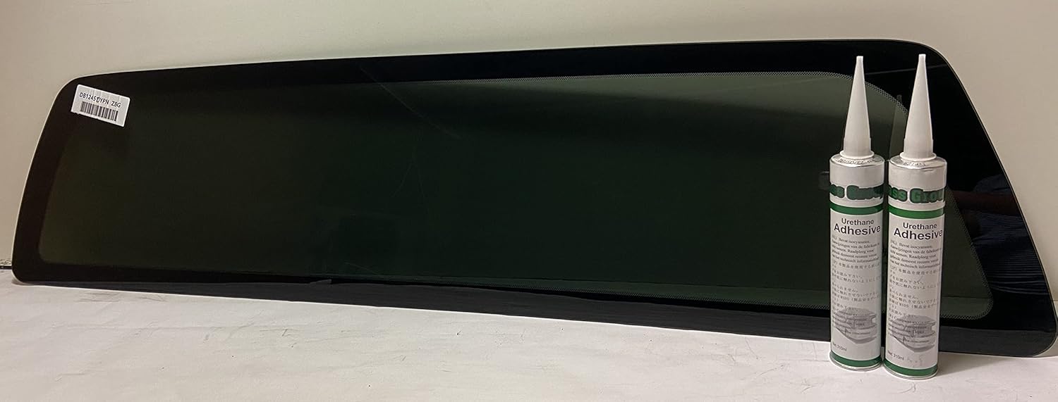 Back Glass Rear Window Compatible with Chevy Colorado or GMC Canyon (2015-2022) Non-Heat Dark Tinted