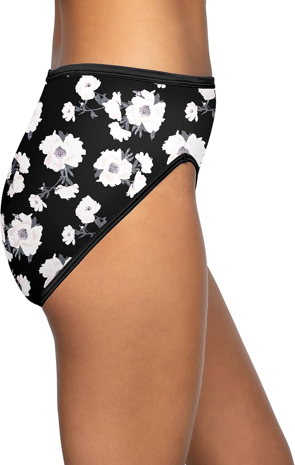Vanity Fair Women's Illumination Hi Cut Panties, Silky Stretch & Satin Trim - Image 3