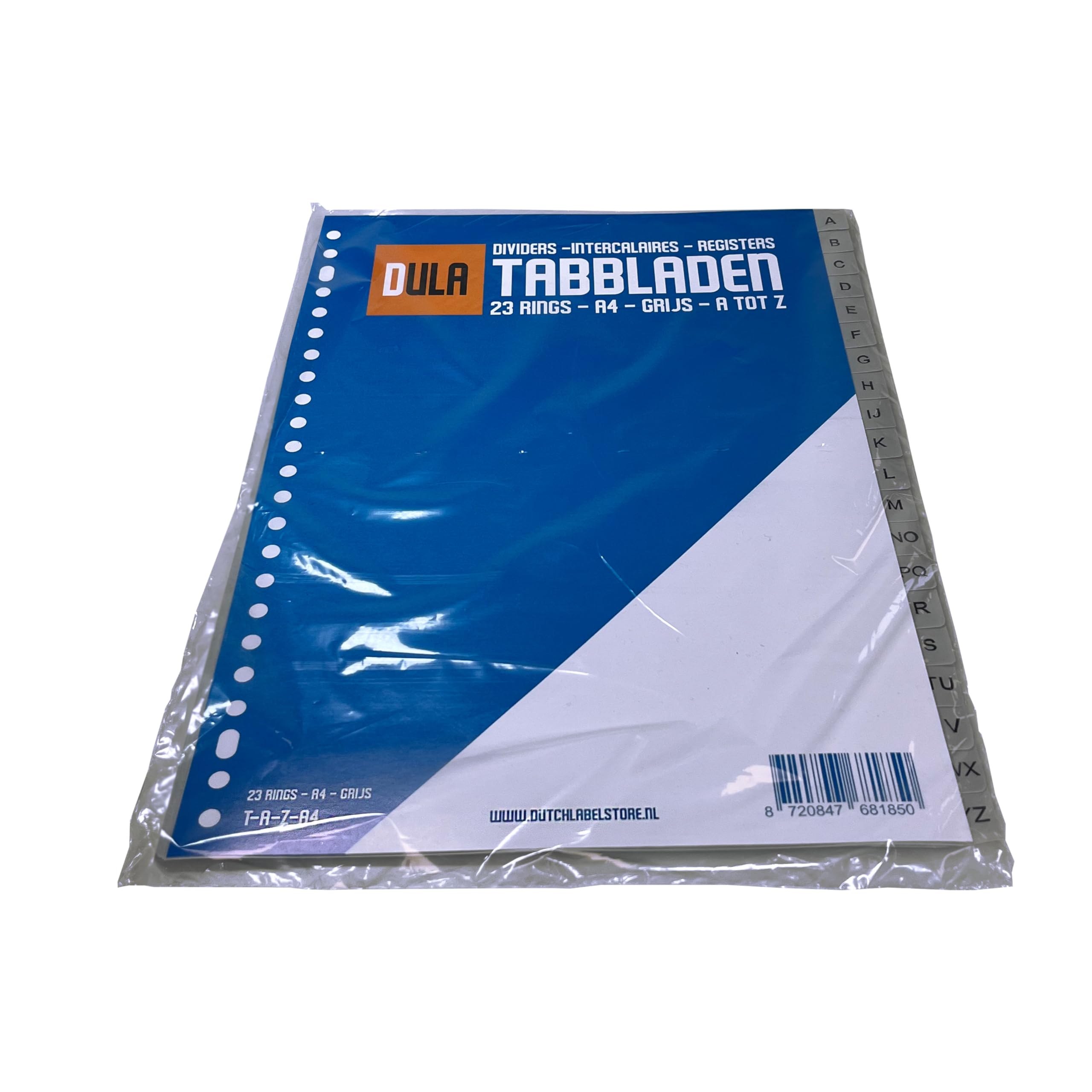 Tabbladen Quantore 23-gaats 1-20 genummerd extra breed PP