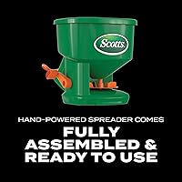 Vista 6 de Scotts Whirl Hand-Powered Spreader for Grass Seed, Fertilizer, Salt, Ice Melt, Handheld Spreader Holds up to 1,500 sq. ft. Product