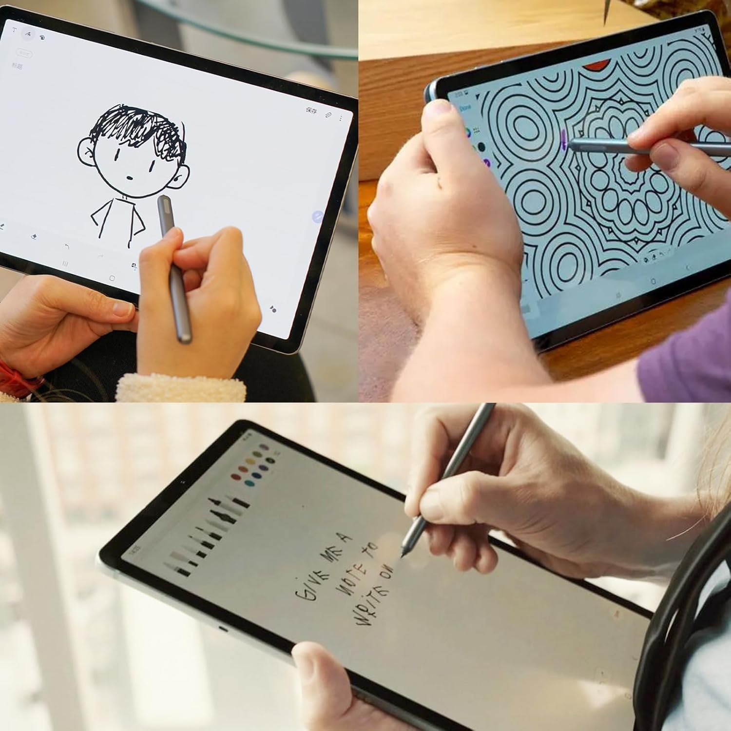 Galaxy Tab S6 Stift Ersatz mitBluetooth S Pen Stylus Stift für Samsung Galaxy Tab S6 SM-T860, SM-T865, SM-T867 S Pen Stylus, Tab S6 Pen Stylus,Grau