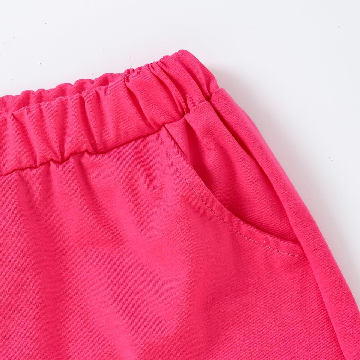 Tween Girl Multi-element Printed T-Shirt Casual Shorts 2PC Summer Outfit Set - Image 7