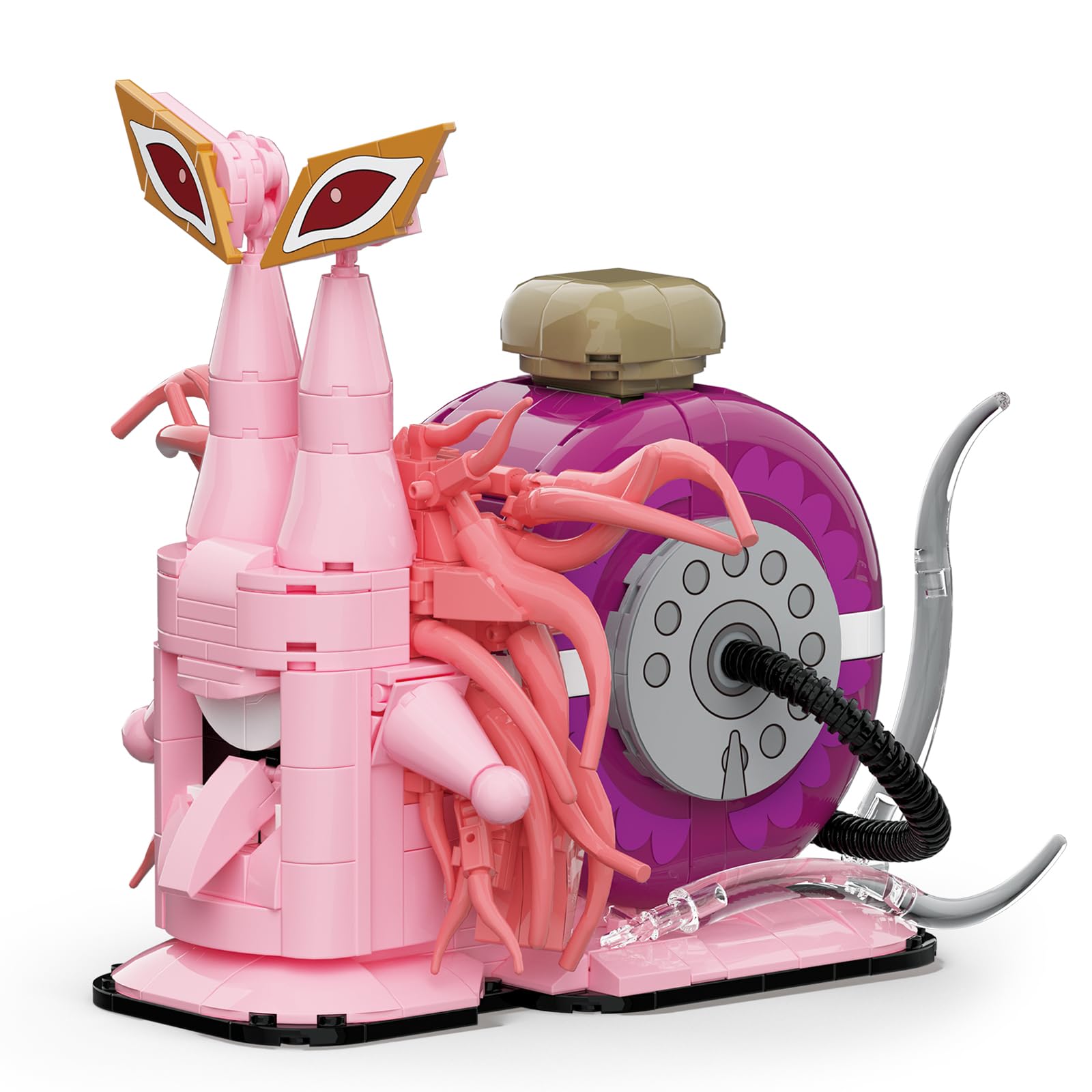 Transponder Snail Building Blocks Set - 549PCS Anime Telephone Snail Model Bricks Kit, Pirate Anime Fans Collectible, Home Desk Decor,STEM Toy, Creative Gift for Man, Woman - 1146