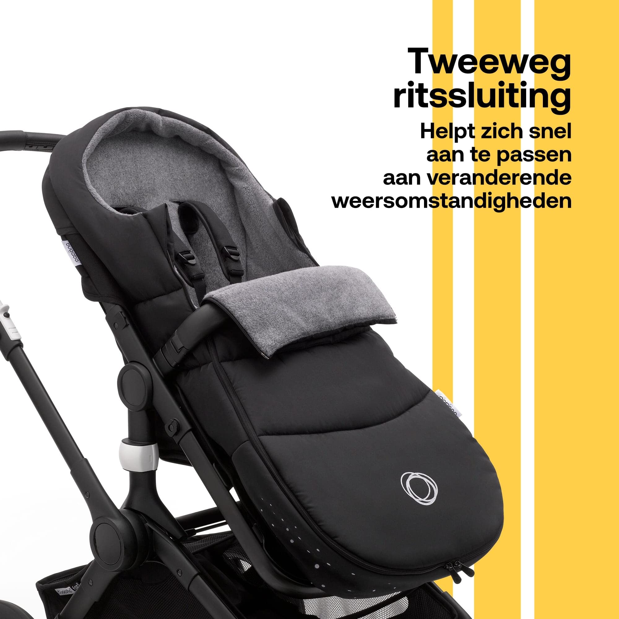 JGS® - Universele Kinderwagen Voetenzak Voor De Winter, Waterdicht En Winddicht Geschikt Voor Buiten