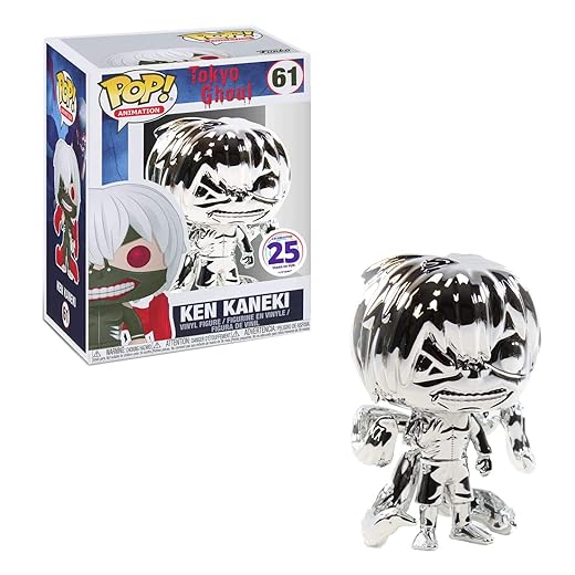 Sale Funko Pop! Tokyo Ghoul Ken Kaneki Silver Chrome Funimation 25Th Anniversary Exclusive
