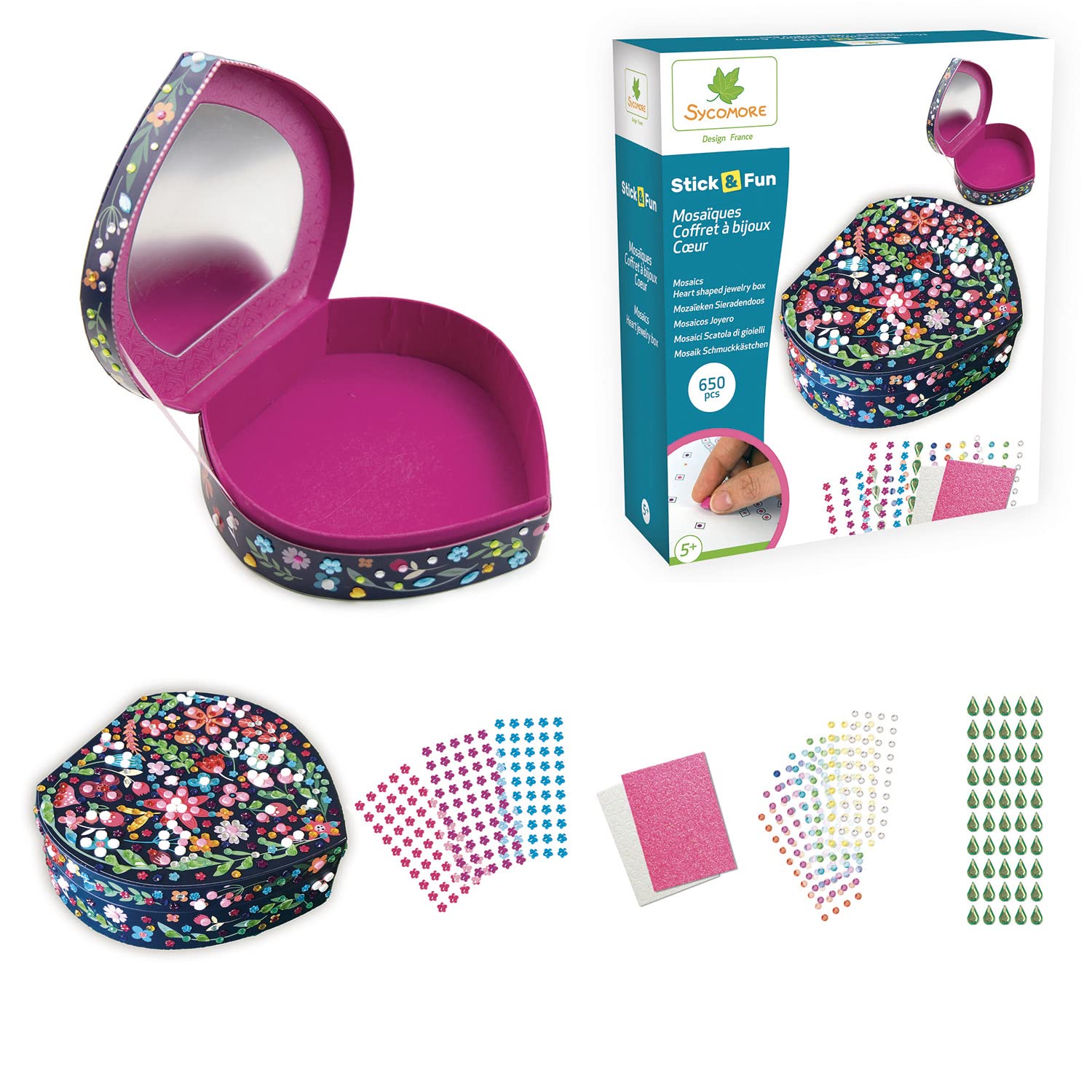 ORB - Sticky Mosaics Chevaux - 50993 - DIY - Mosaique Au Numero - 24 cm - À Partir de 5 ans