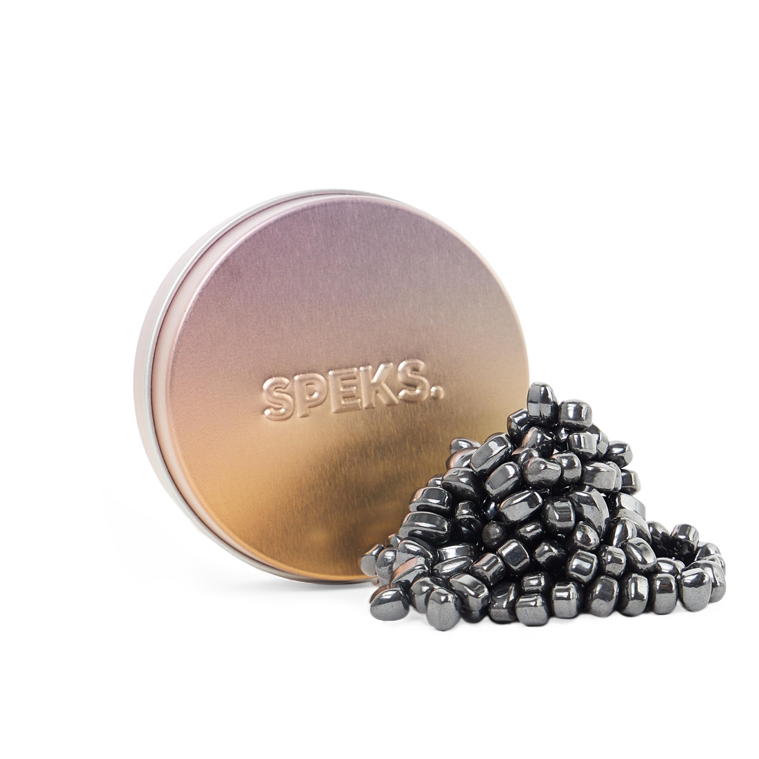 Speks Original Crags Ferrite Putty | 150+ Ferrite Stones in a Tin, Fidget Toy for Stress Relief, Sensory Desk Toy for Adults & Teens 14+ | Dandy, Small