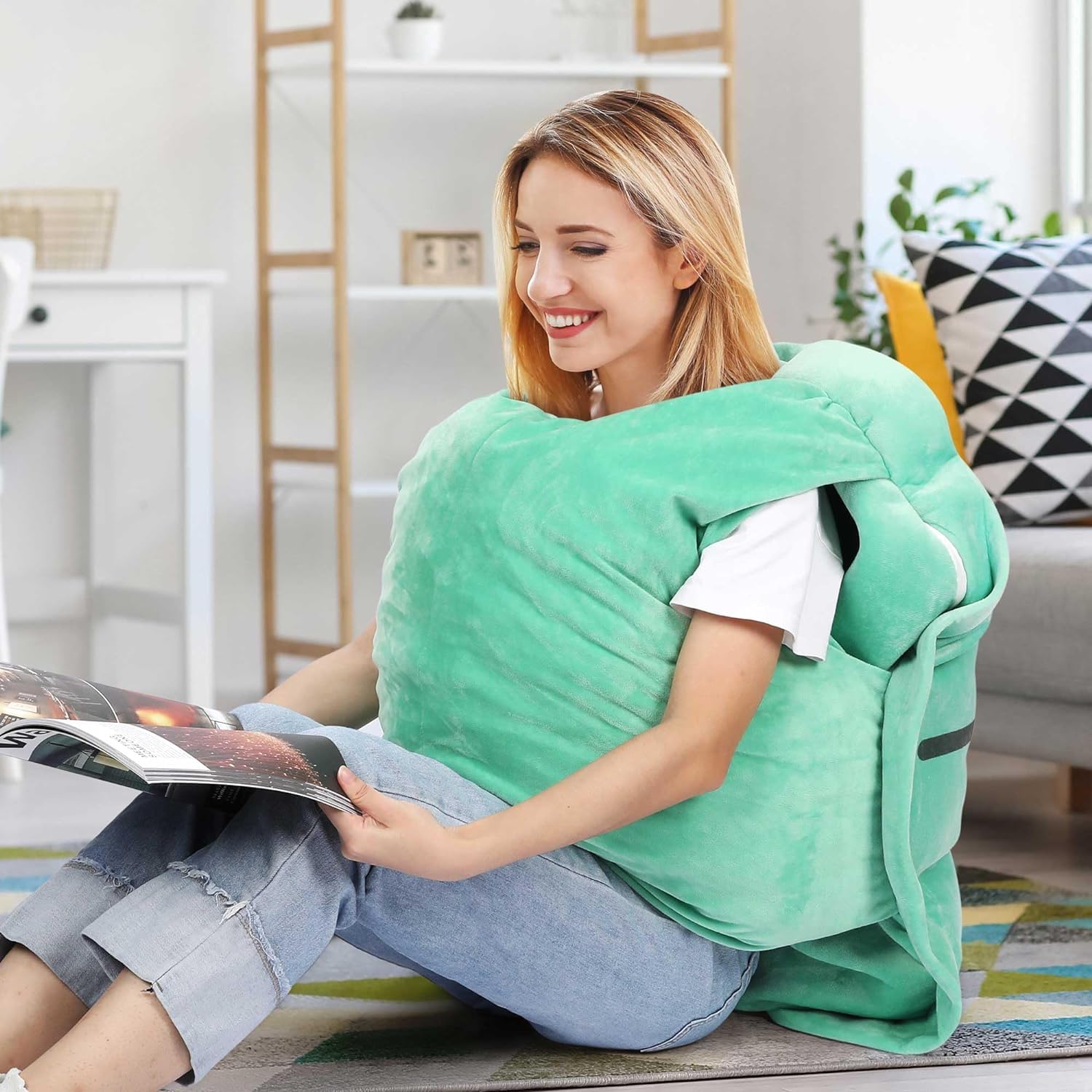 Amazon.com: Syansju Turtle Pillow - Wearable Turtle Shell Blanket