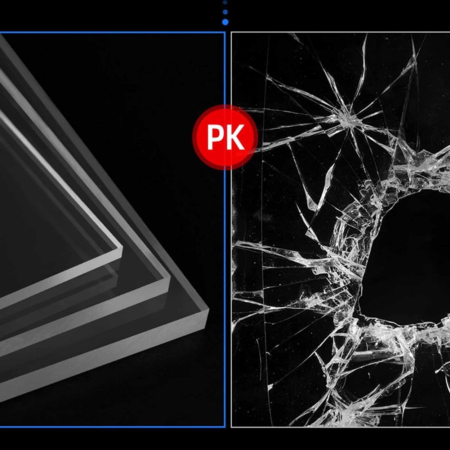 Przezroczysta akrylowa płyta z tworzywa sztucznego poliwęglanowego, panele zamienne do ogrodu na zewnątrz DIY, przezroczyste panele wymienne o grubości 1,2 mm przezroczyste termoizolacyjne okładziny szklarni osłona (kolor: przezroczysty-1,2 mm, rozmiar