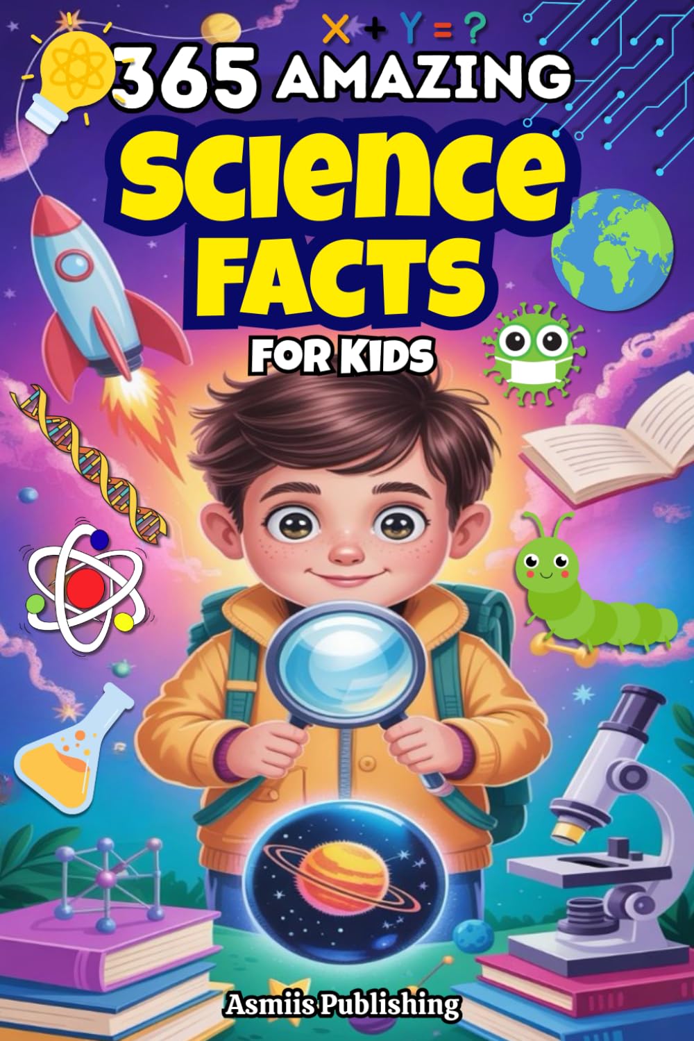 365 Amazing Science Facts For Kids: Discover Fun Facts About Space, Animals, Earth, Technology, and More for Curious Kids with Fun Illustrations
