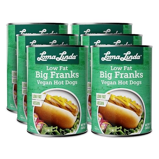 Loma Linda - Plant-Based Meats (Big Franks®, Low Fat (15 oz.), 6 Pack)