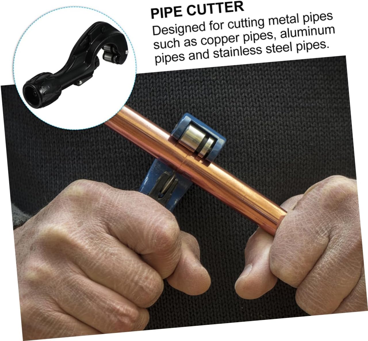 Stainless Steel Tube Cutter Ergonomic Cutting Tool for Copper Steel Design for Quick and Precise Cuts Plumbing Projects