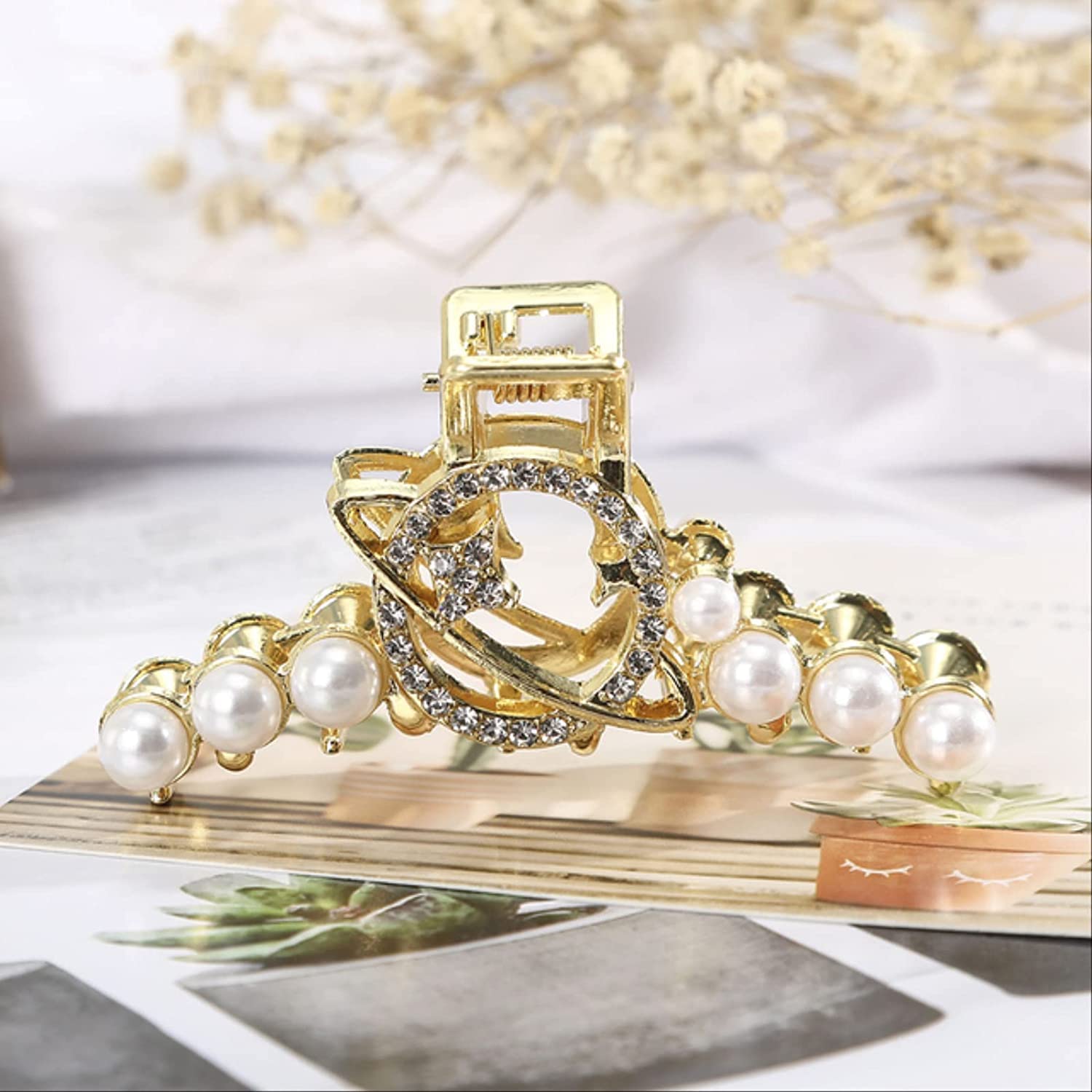 Accessori for capelli con perle eleganti a forcina