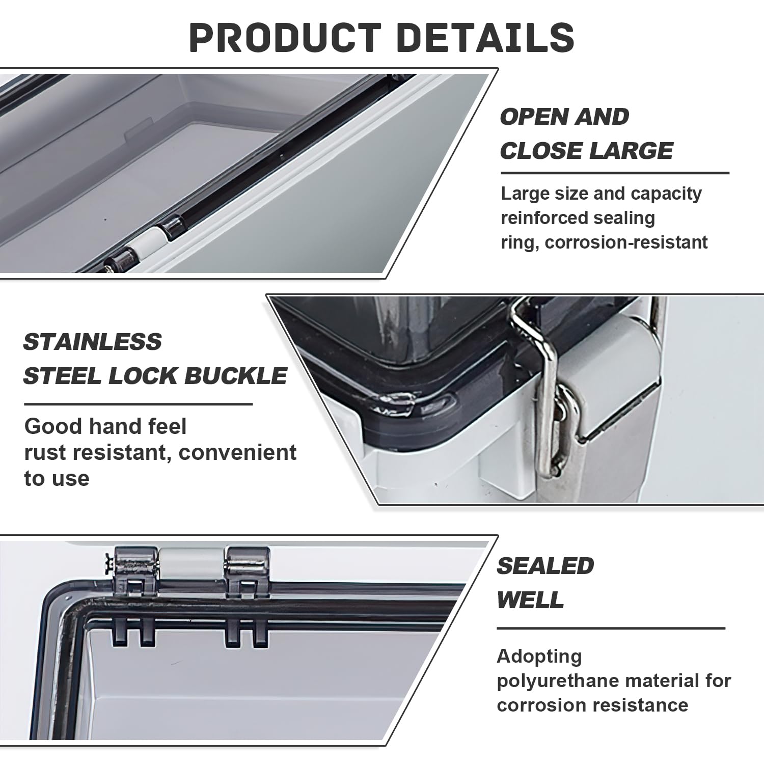 Caja Conexiones Estanca IP66, Caja Registro Electrico con Cerradura, PC Transparente Caja de Conexiones, para la Protección de Tomas de Corriente (220 × 170 × 110 mm)