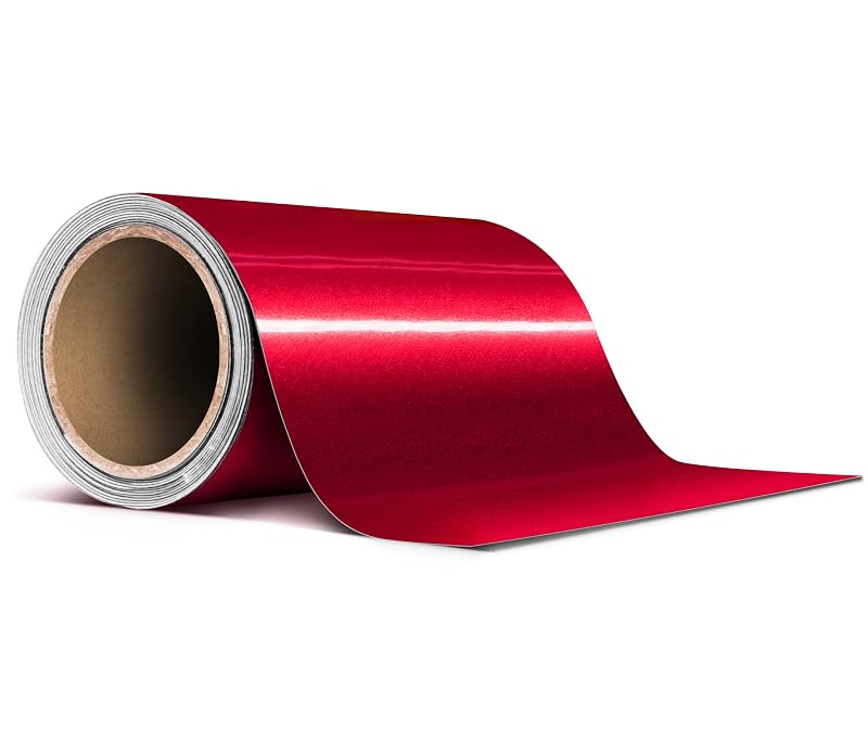 Fita Vinílica Adesiva VViViD Vermelho Metálico Brilhante para Pinstripe – 10,16 cm x 6,10 m