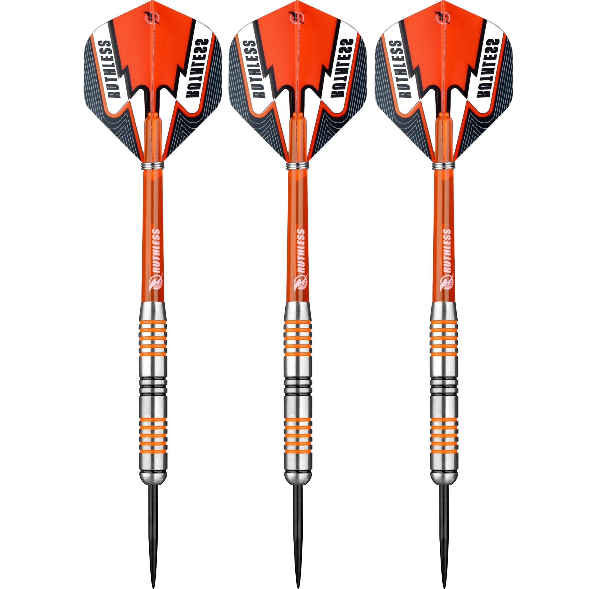 RUTHLESS Tigers Darts | 90% Tungsten Steel Tip Tungsten | Ringed 27g - Image 2