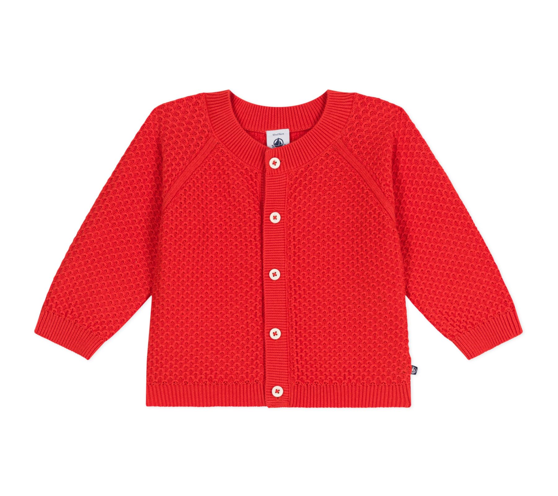 Petit Bateau Maglione Cardigan Bimba