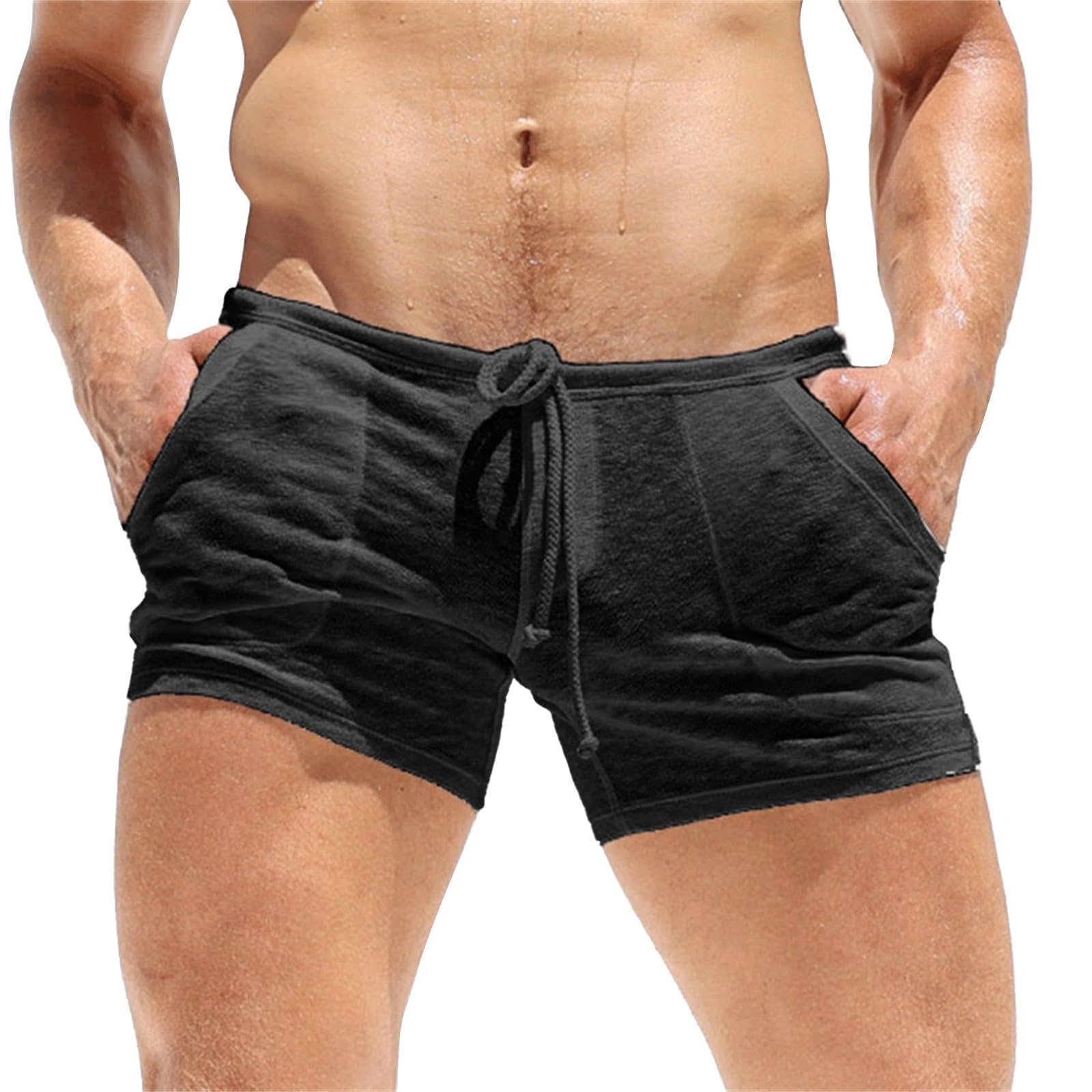 Herren Shorts Mesh Unterwäsche Transparent Boxer Shorts Mit Elastischen Bund Locker Badeshorts Sommer Lounge Hose Sexy Männer Unterhose Dünn Badehose Für Schwimmen Sport Strand