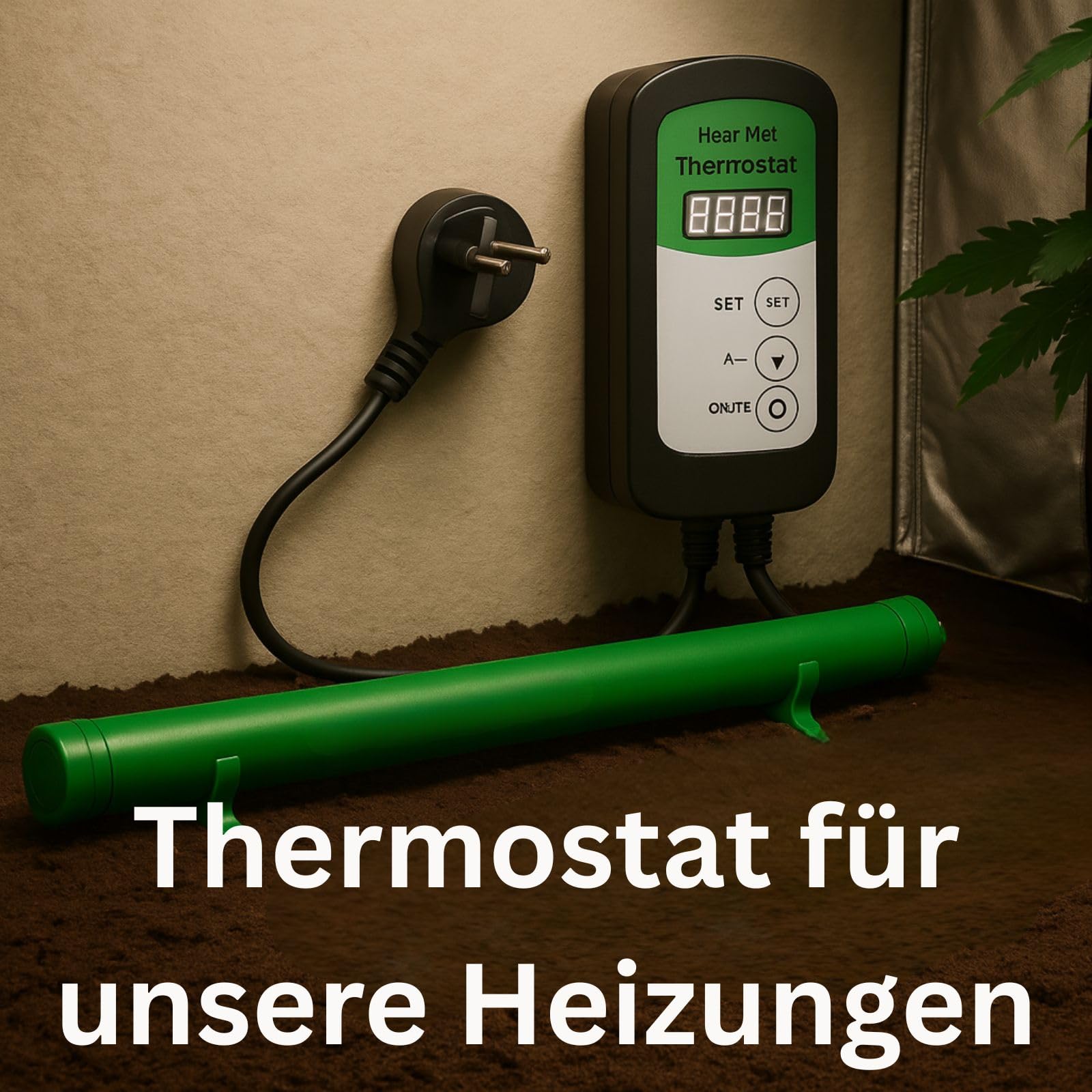 Weedness Calefactor Grow 240 watts 120 cm de largo para cuartos de cultivo y plantas – Cultivo indoor radiador Grow calentamiento rápido y económico
