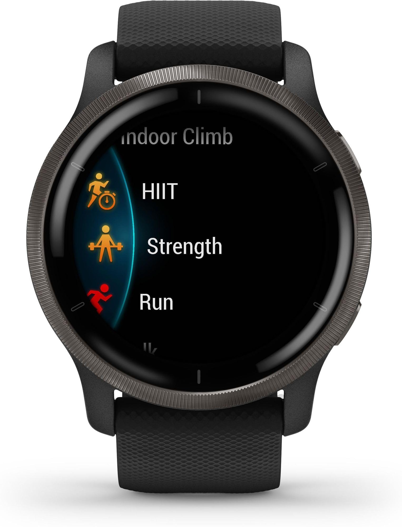 Garmin Venu 2 – GPS-Fitness-Smartwatch mit ultrascharfem 1,3“ AMOLED-Touchdisplay, umfassenden Fitness, über 25 vorinstallierte Sportarten, Music Pay