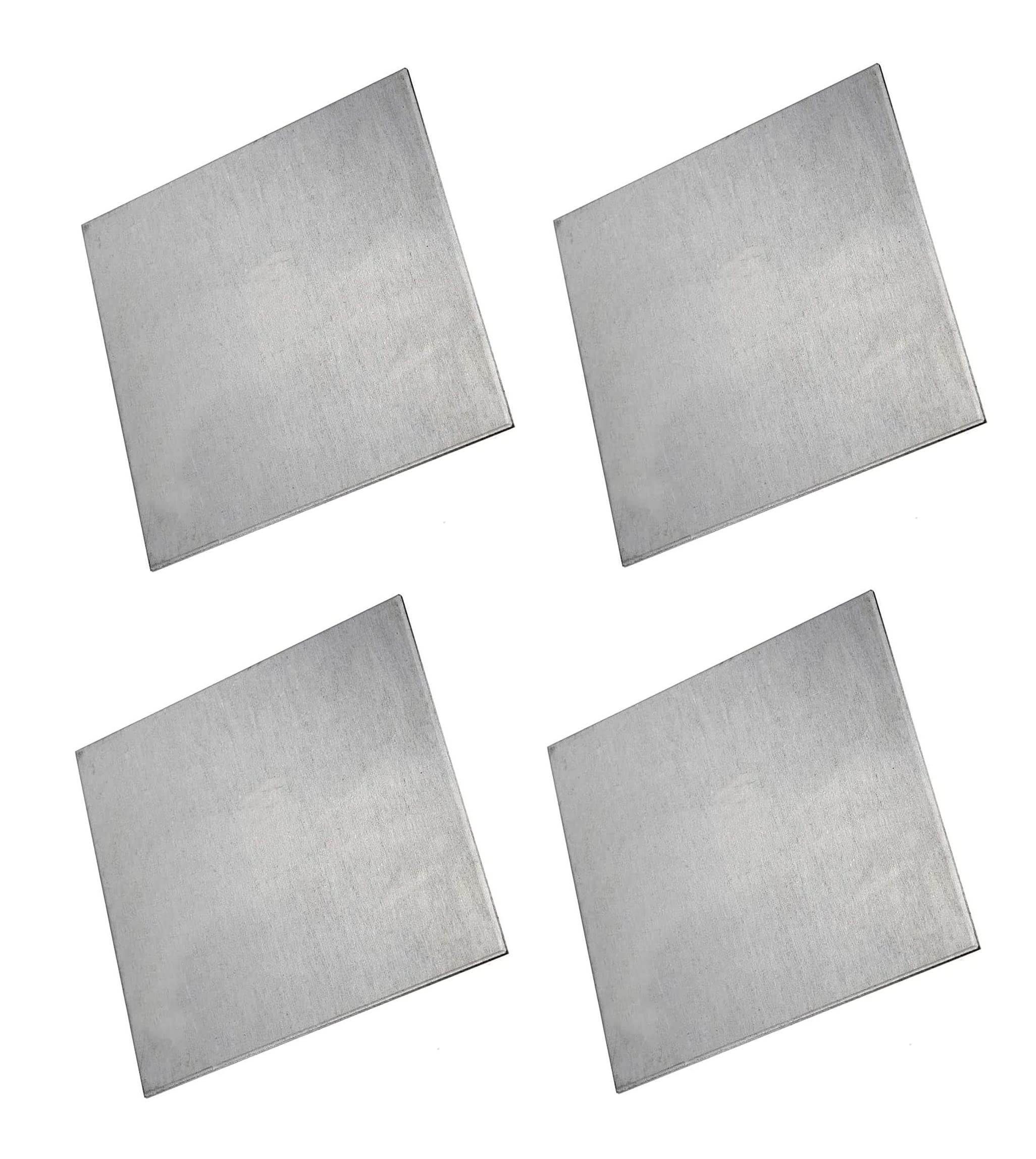INVENTO 4pcs 3mm Al Aluminium Alloy Plate Sheet 100x100x3mm 85 Gram Weight for DIY Projects (B09PKBYV8R) Amazon Price History, Amazon Price Tracker
