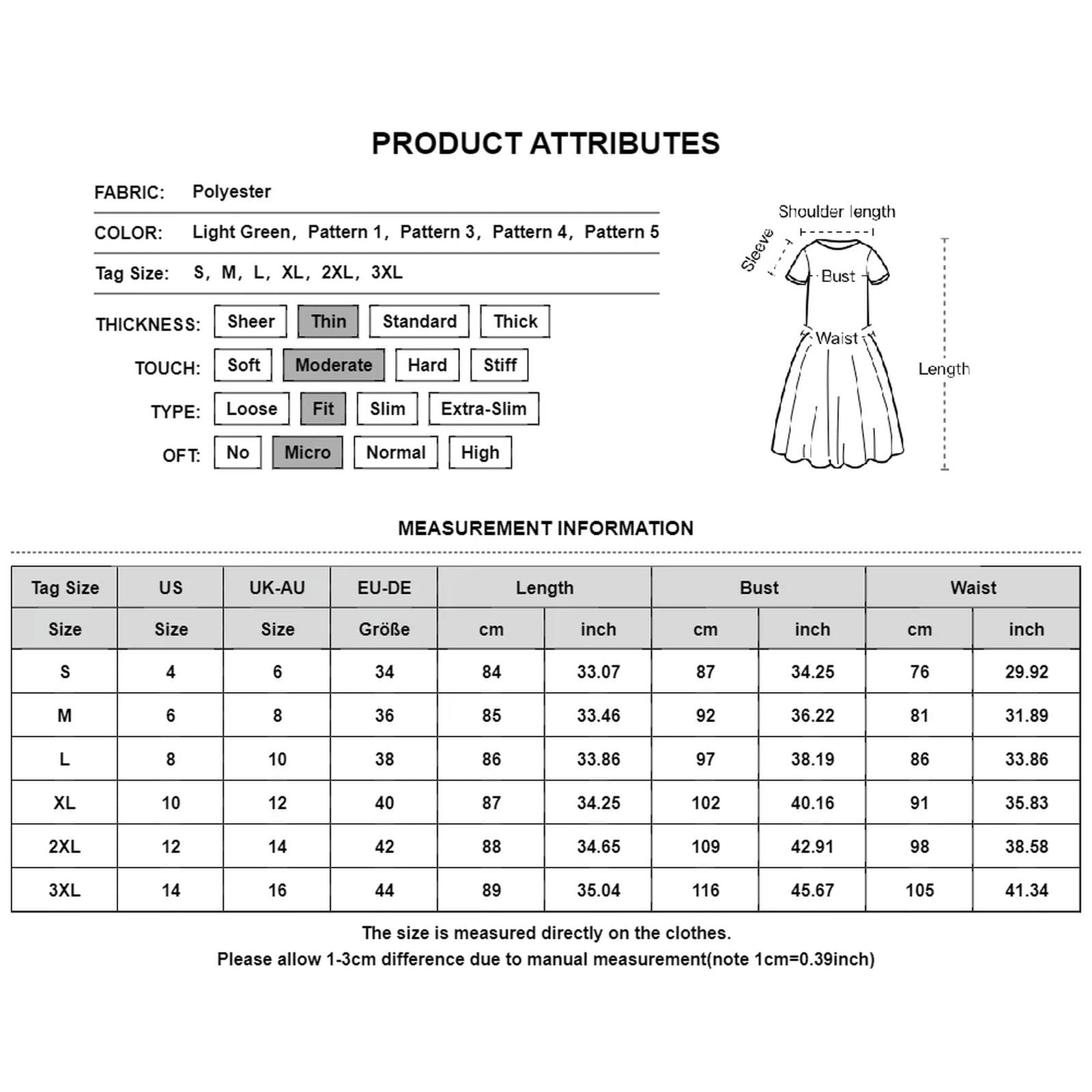 Abito Abiti Vintage per Donne Primavera Estate Magra Gonna Sciolta Abito da Donna Elegante-Stile 4-XL