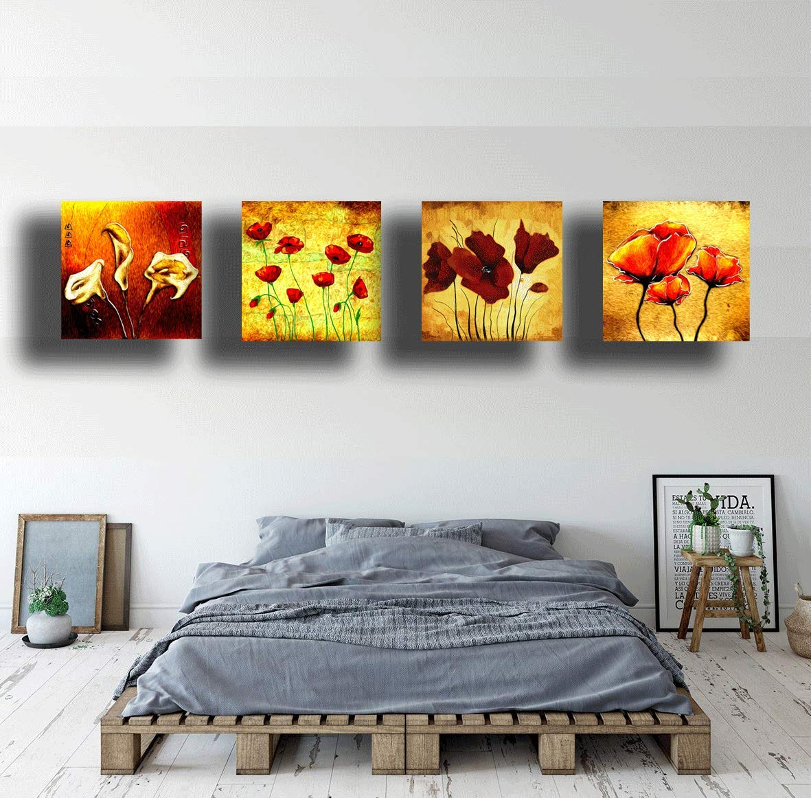 Runner Tavola Papaveri 40x180 Cm | Poliestere, Lavabile | Per Cucina, Sala Da Pranzo, Decorazione Feste - Foto 6