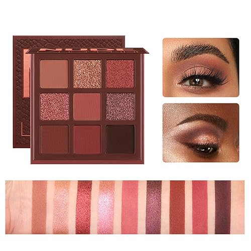 Miniatura 3 de Pure Vie Juego de maquillaje sorpresa todo en uno para regalo navideño, paquete esencial de iniciación que incluye paleta de sombras de ojos, lápiz